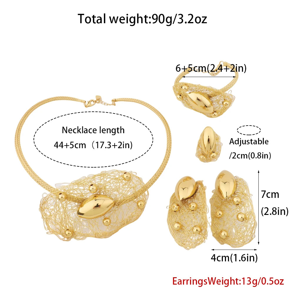 Unique Gold Plated Shiny Jewellery