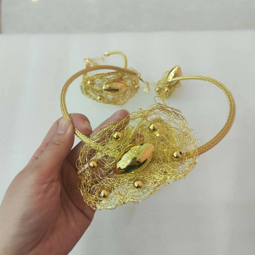 Unique Gold Plated Shiny Jewellery