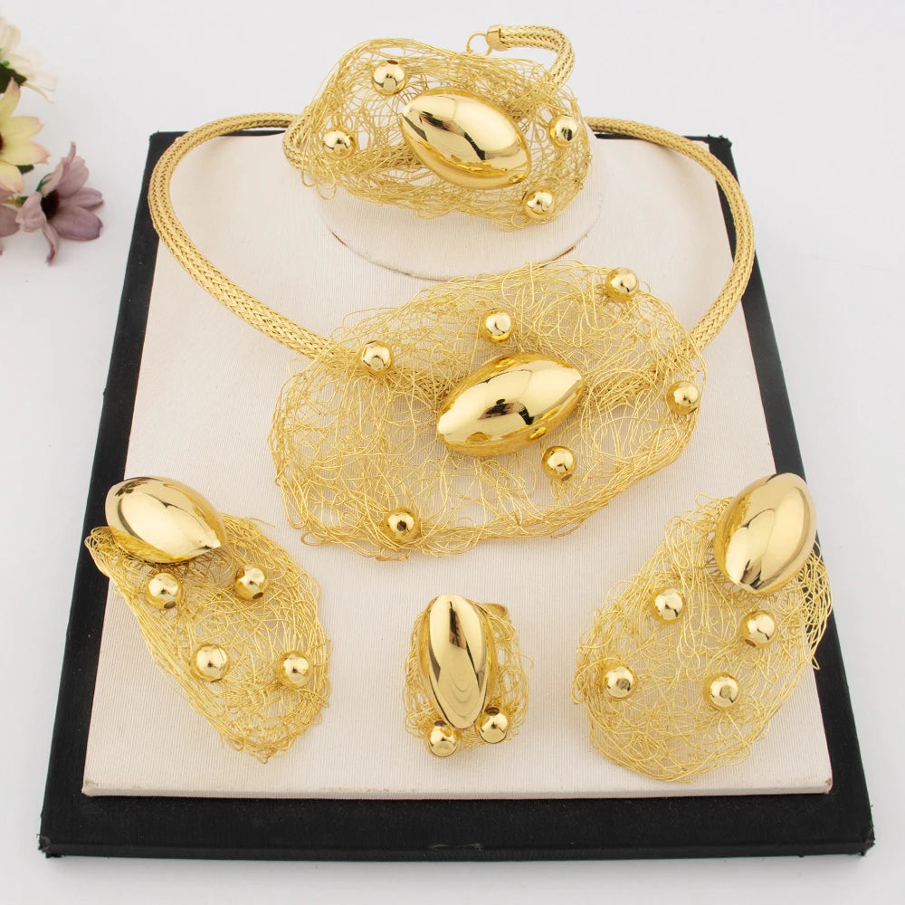 Unique Gold Plated Shiny Jewellery