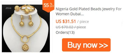 Africal Gold Color Big Jewelry  Heavy