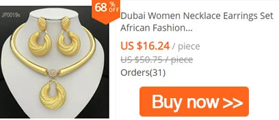 Africal Gold Color Big Jewelry  Heavy