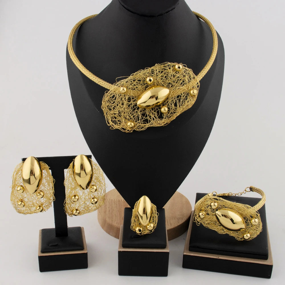 Unique Gold Plated Shiny Jewellery