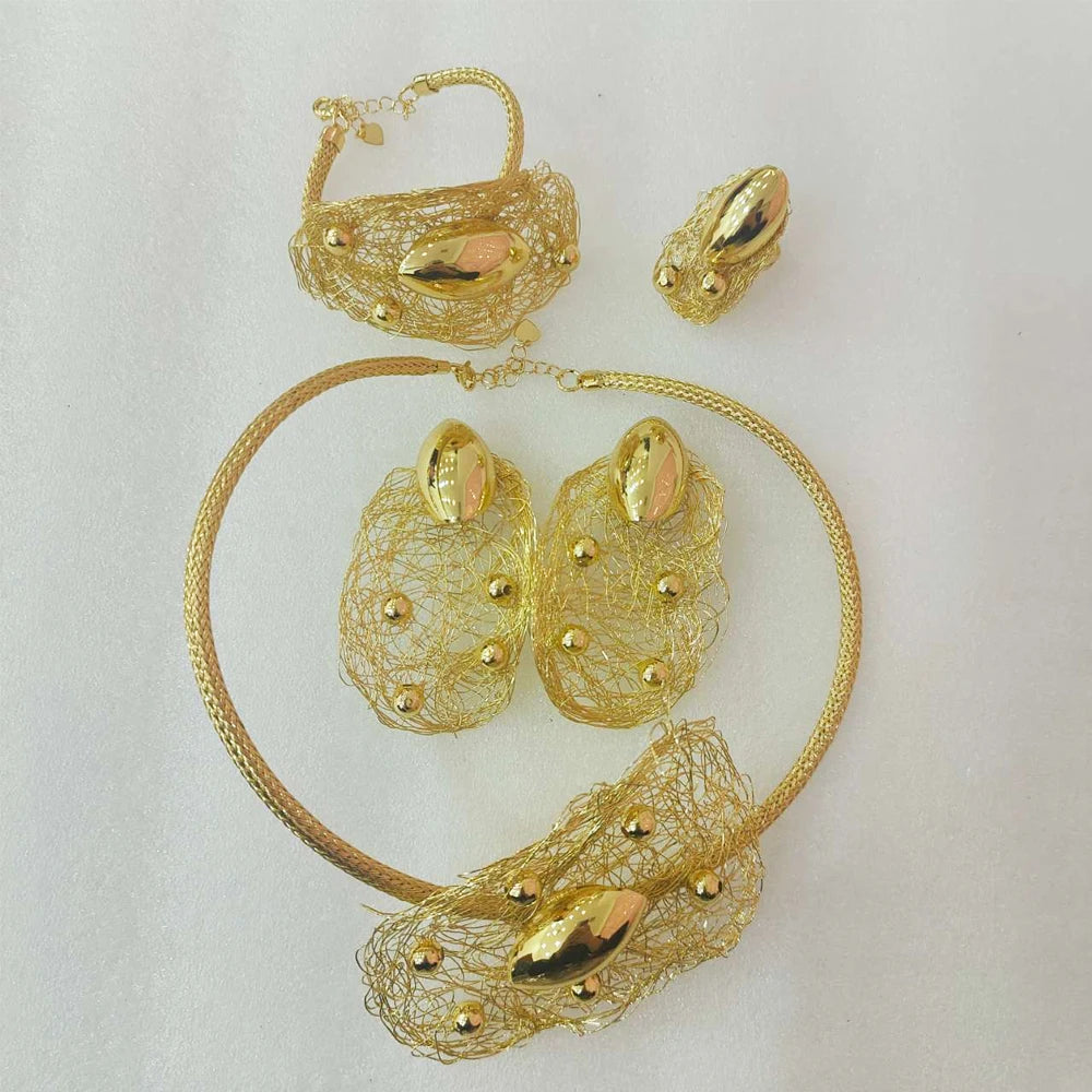 Unique Gold Plated Shiny Jewellery