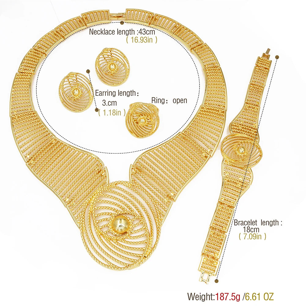 Africal Gold Color Big Jewelry  Heavy