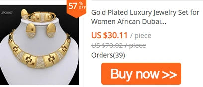 Africal Gold Color Big Jewelry  Heavy